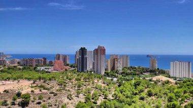 Barselona şehrinin manzarası