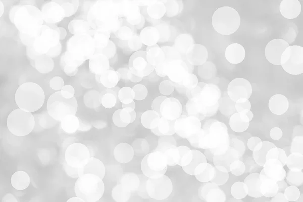 Tło Biały Bokeh Szarym Tle Boże Narodzenie Niewyraźne Piękne Błyszczące — Zdjęcie stockowe