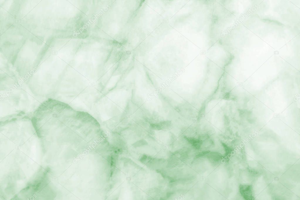 Green marble pattern texture abstract background / texture surface of marble stone from nature / can be used for background or wallpaper / Closeup surface marble stone wall texture background.