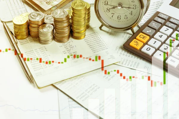 Concept Currency Trading Making Decision Optimal Gain Closeup View — Stock Photo, Image