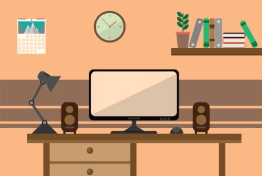 Yaratıcılık ya da iş dinlenme yazmadan Office odası