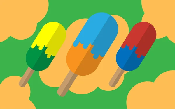 Llustration Different Varieties Ice Cream — Stock Photo, Image