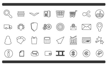 Bir Web sitesinin veya açılış sayfası simge kümesi