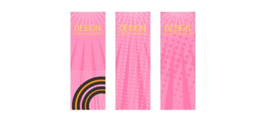 Vektör soyut banner reklam, olaylar ve eylemler için