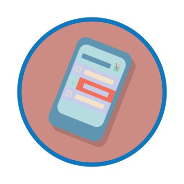 Zaman yönetimi simgesini. İş kavramı.