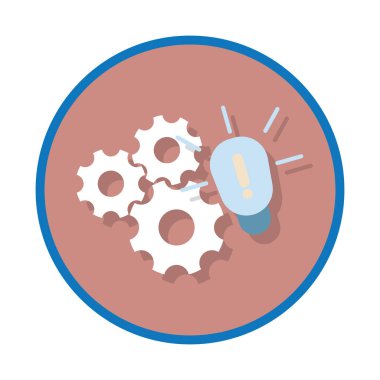 Zaman yönetimi simgesini. İş kavramı.