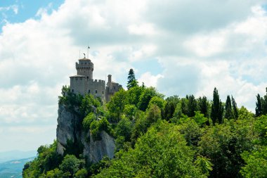 Kale Guaita Mount Titano üzerinde olduğunu en ünlü tower San Marino, İtalya.