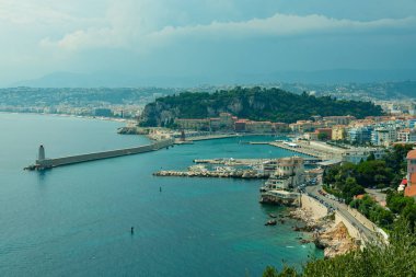 Güzel, Akdeniz deniz, Cote d Azur, Fransa, Güney Fransa görünümü