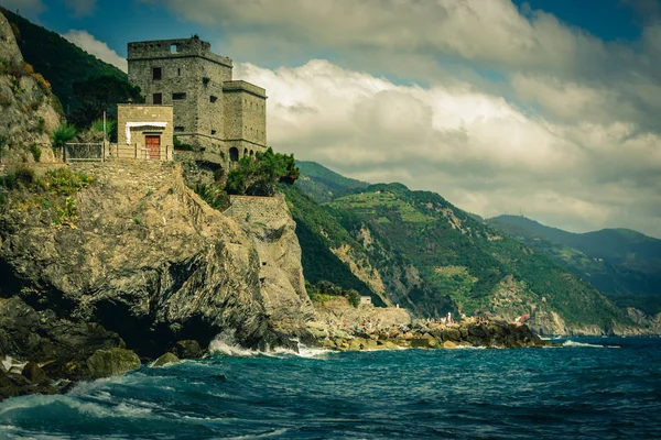 Морське Узбережжя Монтероссо Ель Маре Cinque Terre Italy — стокове фото