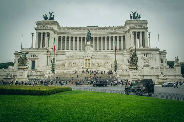 Rome Italië Mei 2016 Altaar Van Het Vaderland Altare Della — Stockfoto