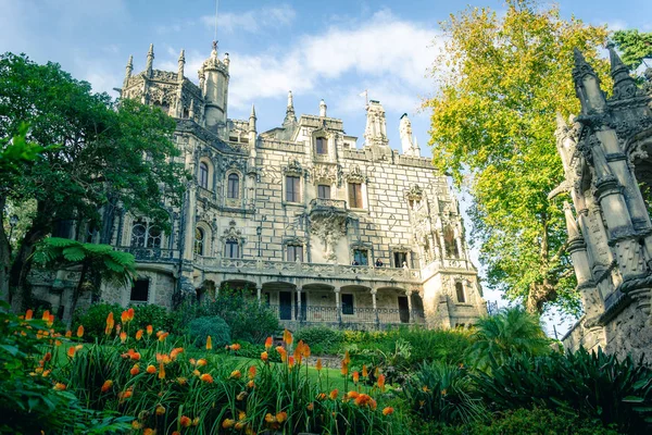 Palacio Regaleira Quinta Regaleira Sintra Portugal — Foto de Stock