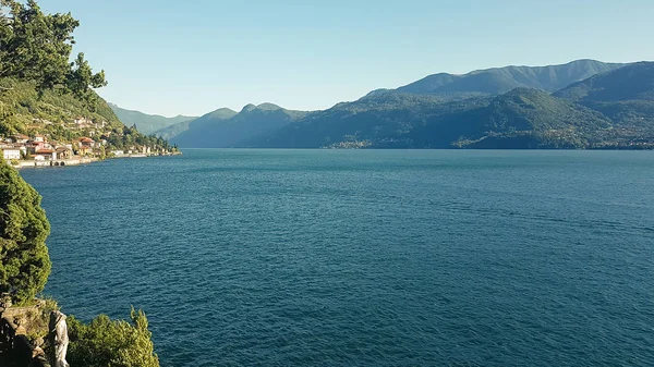 Relaxe Dia Verão Varenna Lago Como Itália — Fotografia de Stock