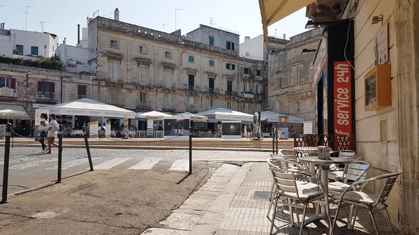 イタリアのオストゥーニの旧市街. — ストック写真