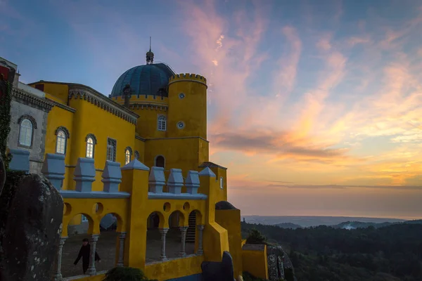 Palacio Nacional de Peña en Sintra, Portugal (Palacio Nacional da Pe — Foto de Stock