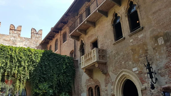 Romeo ve juliet balcony, verona, İtalya 