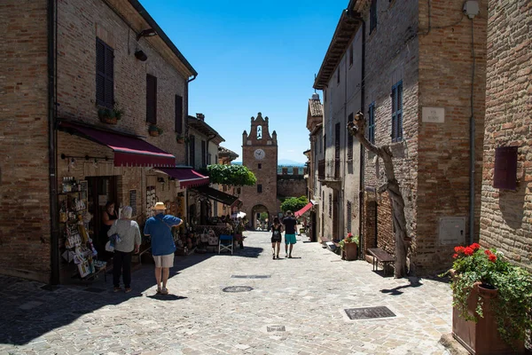 Градара Италия Июля 2020 Вид Небольшой Древний Город Градара Италия — стоковое фото