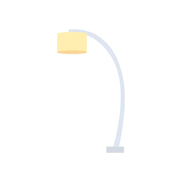 zemin lambası standart hafif mobilya emoji sembolü simge vektör resimleme izole düz