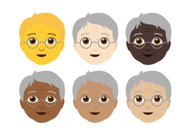 emoji sembolü simge vektör illüstrasyonu izole edildi