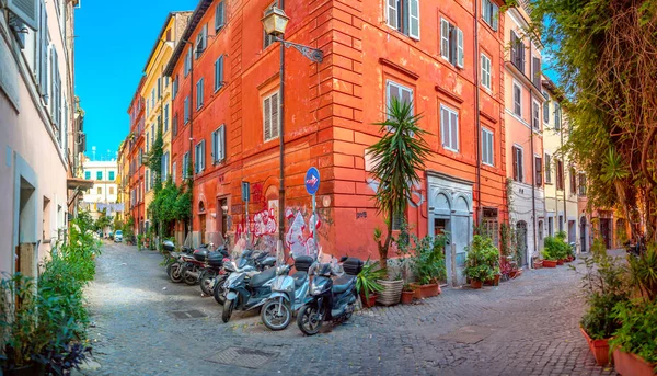 Antiguas Calles Parte Histórica Roma Lazio Italia — Foto de Stock