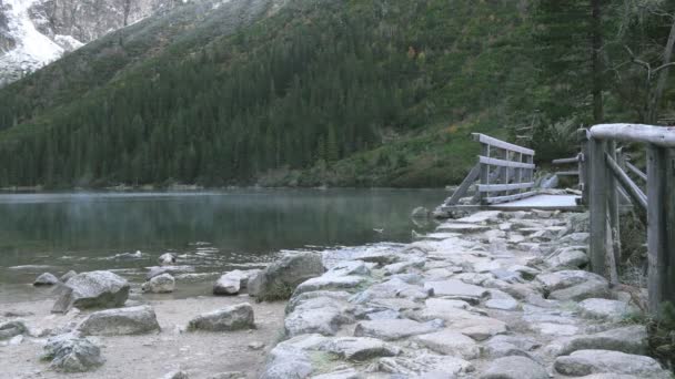 Lago Parque Nacional Tatras Polonês — Vídeo de Stock