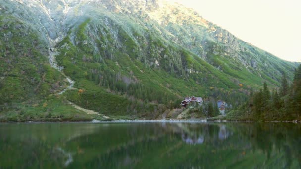Lago Parque Nacional Tatras Polonês — Vídeo de Stock