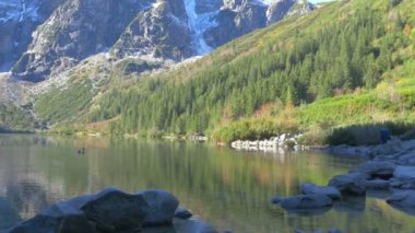 4k, dağ Gölü, Morskie Oko, Tatra Dağları, Polonya