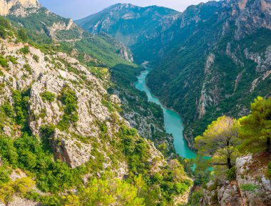 Fransa Provence, Fransız Alpleri'nde Verdon Gorge.