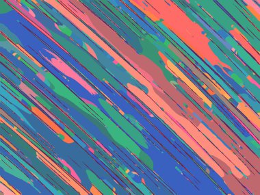 İnce çizgili soyut çok renkli arkaplan