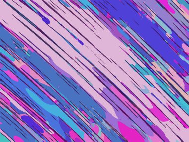 İnce çizgili soyut çok renkli arkaplan