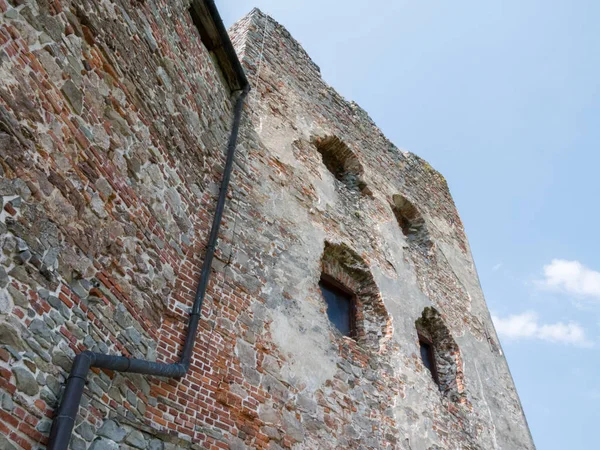 Mauer Und Turm Der Burgruine — Stockfoto