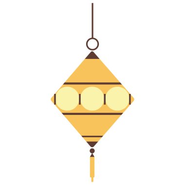 2D altın fener parıltılı detaylar, Ramazan Kareem için İslami dekorasyon, Kurban Bayramı, kutsal dua, hilal ay, parlayan yıldız, şenlikli süs ve kubbe..