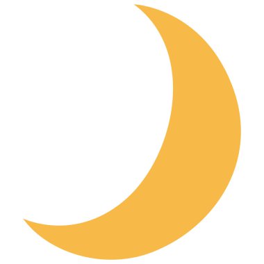 2d altın hilal ay tasarımı, zarif İslami tarz, ramazan dekorasyonu, bayram kutlaması, ibadet için kutsal gece süsü ve dini detaylar..