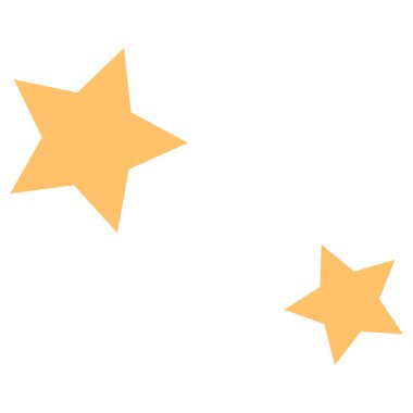 2D illüstrasyon küçük parlak yıldızlar, düz stil sarı şekiller ramazan kutlamaları, bayram festivalleri, Müslüman toplantıları, İslami olaylar ve arka planlar için mükemmel..