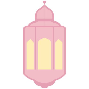 Parlak stili olan 2D parlayan fener tasarımı, İslami kutlamalar için mükemmel, Ramazan posterleri, bayram tebrik kartları, Arapça süslemeler ve şenlikli arka planlar..