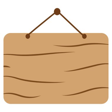 2D ahşap tabela, kırsal dokuya sahip, kafeler, dükkanlar, restoranlar, dekorasyon, menüler, etiketler, sınıflar, etkinlikler, notlar ve okul için mükemmel..