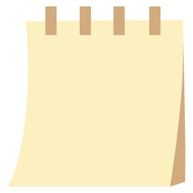 2d kağıt tasarımı temiz, notlar, hatırlatıcılar, okullar, dükkanlar, kafeler, dekorasyon, yaratıcı fikirler, etkinlikler ve sınıflar için uygun spiral not defteri.