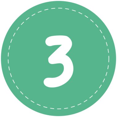 2d yeşil numara tasarım, yuvarlak daire tarzı, yaratıcı şablonlar, modern planlar, eğitim projeleri, dekoratif grafikler ve soyut tasarımlar için mükemmel..