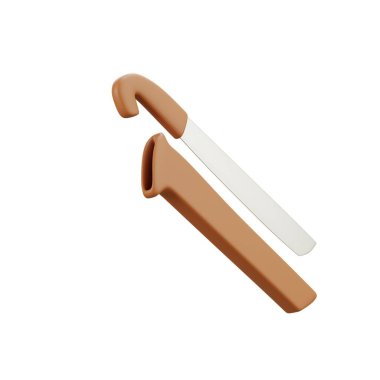 İçinde keris, golok, badik, karambit, kunjang ve jenawi gibi çeşitli bıçaklar bulunan geleneksel Endonezya bıçakları ve silahlarının 3D koleksiyonu..