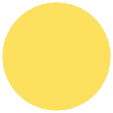 2d düz sarı daire düz basit tasarım, öğrenme projeleri, rozetler, oyunlar, eğlenceli çocuk aktiviteleri, dekorasyon, ikonlar ve oyuncu yaratıcı tasarımlar için uygun.