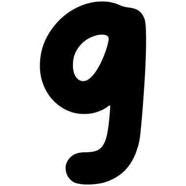 2d kalın dokuz numara yuvarlak tasarım, siyah sayısal karakter, matematik, eğitim, sayma, dijital kullanım, yazı ve tipografik tasarım için ideal.