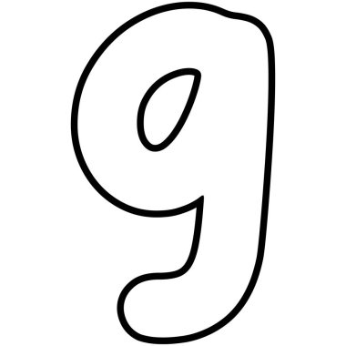 Yaratıcı eğitim projeleri, posterler, tabelalar, simgeler, semboller, grafikler ve modern sanat eserleri için 2D dokuz numara.