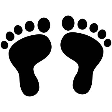 2d insan ayak izi 2 tasarım temiz ayak izleri, yürüyüş izleri, vücut izi simgeleri, ayakkabı izleri, ve basit yol yaratıcı semboller.