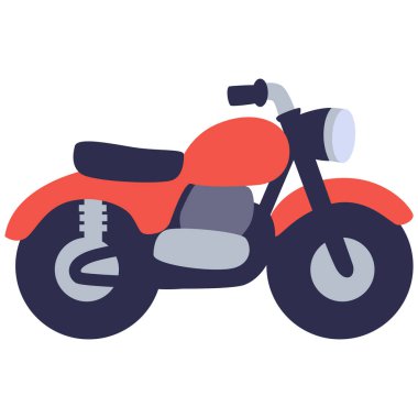 2D colorful transport pack presenting motorcycle, bicycle, scooter, truck, airplane, sailboat, roller skates and hot air balloon for creative projects.