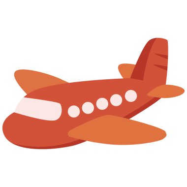 2D colorful transport pack displaying airplane, bicycle, scooter, motorcycle, truck, sailboat, roller skates and hot air balloon for creative projects.