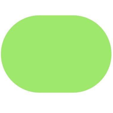 2d basit yeşil yuvarlak dikdörtgen, tasarım yeri tutucuyu, çerçeve, seçenek arkaplanı, düğme ögesi, arayüz düzeni ve dekoratif şekli temsil eder.