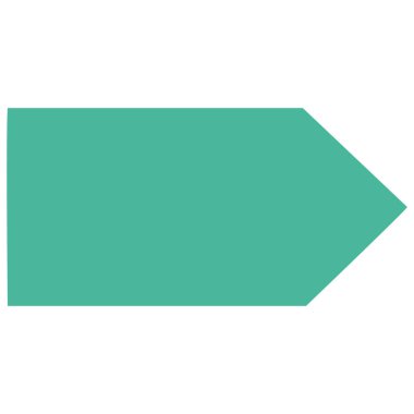 2d yeşil sağ ok sembolü tasarımı, temiz minimal form, soyut arkaplanlar, modern grafikler, tasarım projeleri, nesneler, geometri figürleri ve desenler için harika.