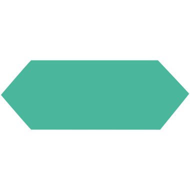 2d düzensiz yeşil altıgen şekil tasarımı, soyut projeler için uygun, minimal arkaplan, geometrik biçimler, yaratıcı kalıplar, modern grafikler ve nesneler.