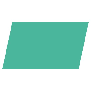 2d yeşil paralel kenarlı şekil tasarımı, temiz ve minimal, soyut kalıplar, arka planlar, geometrik projeler, tasarım sembolleri, şekiller ve grafikler için mükemmel.