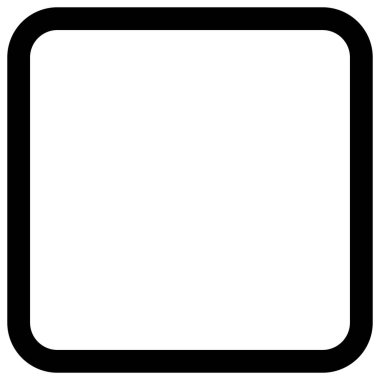 2d siyah kare ana hatları temiz, soyut dekorasyon için ideal, asgari arkaplan, tasarım projeleri, modern geometri figürleri, nesneler ve semboller.