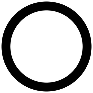 2d siyah daire ana hatları temiz basit biçim, asgari dekorasyon için ideal, soyut arkaplan, modern tasarım projeleri, geometri figürleri, grafikler ve semboller.